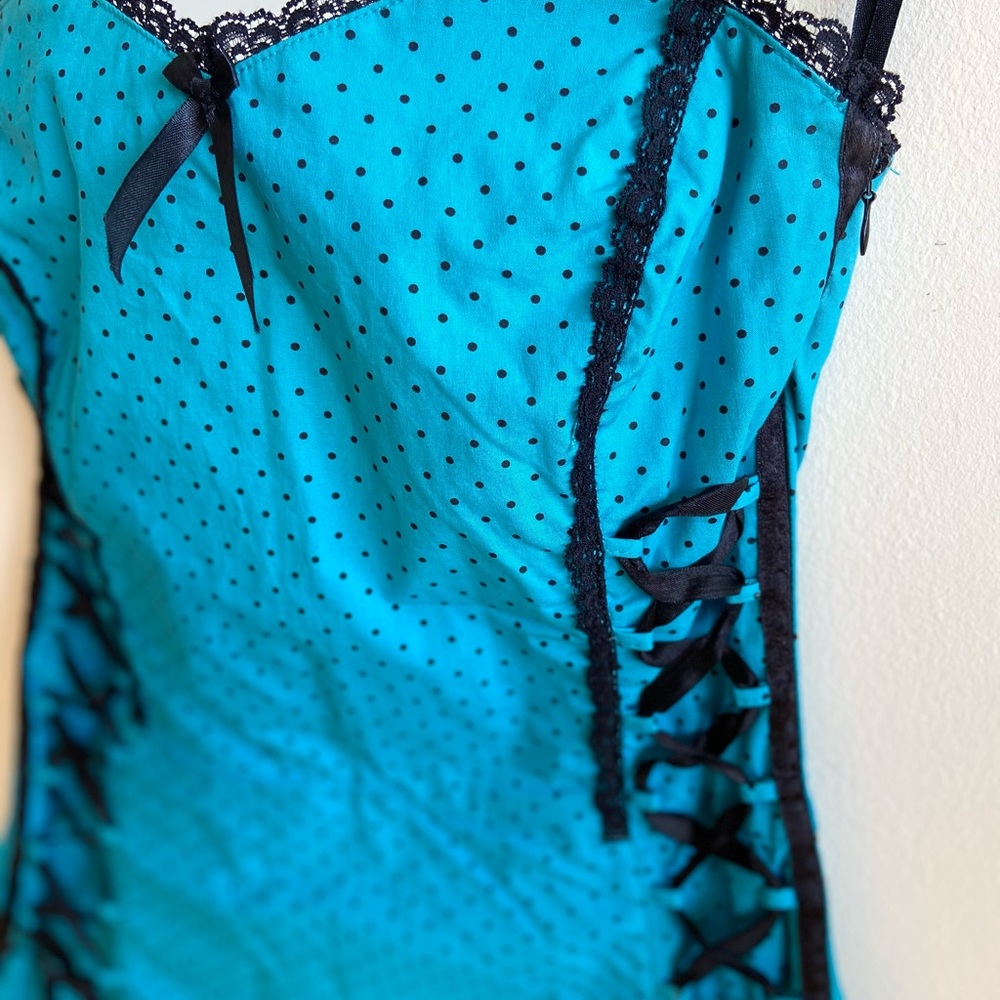 NWT Dex Rockabilly Polka Pinup Dress